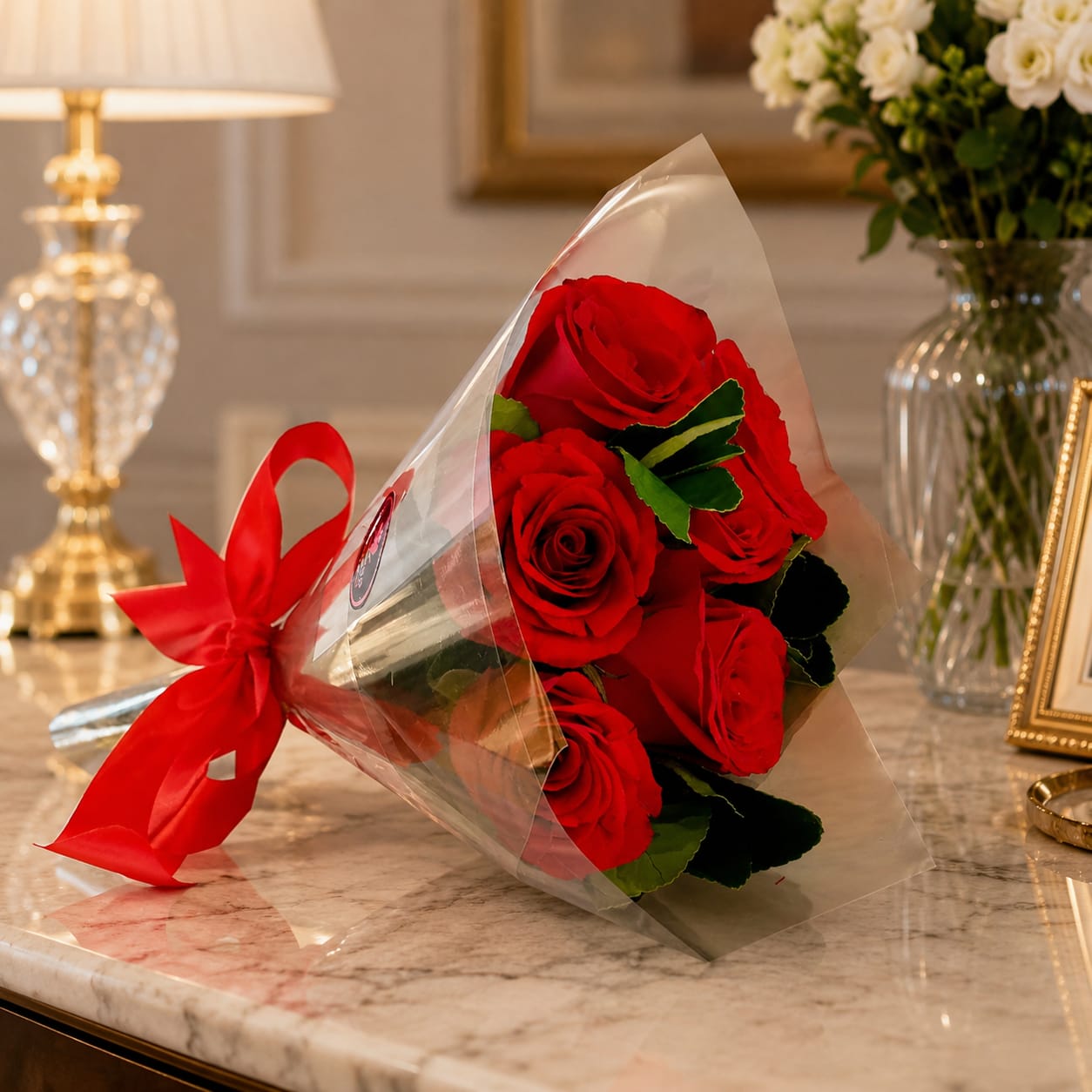 Arranjo com Rosas Vermelhas